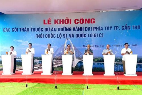 Cần Thơ: Khởi công Dự án đường vành đai phía Tây 3.800 tỷ đồng