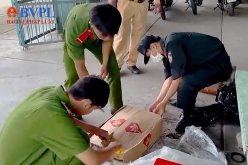 Bắt xe tải chở gần 8 tấn thịt trâu, bò đông lạnh không rõ nguồn gốc