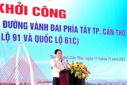 Thủ tướng dự Lễ khởi công xây dựng đường vành đai phía Tây thành phố Cần Thơ