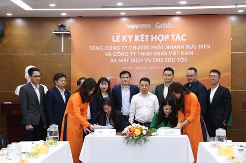 EMS Việt Nam và Grab Việt Nam chính thức triển khai dịch vụ Siêu tốc tại Hà Nội, Đà Nẵng và Tp.HCM