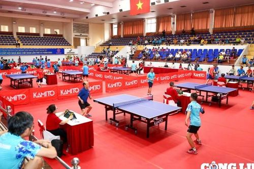 Công tác tổ chức được đánh giá cao tại Giải Bóng bàn Cúp Hội Nhà báo Việt Nam lần thứ XV - năm 2022