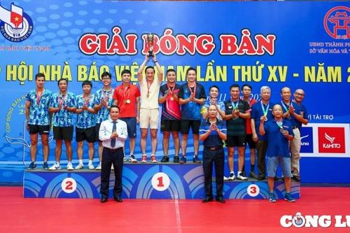 Một giải đấu thành công với nhiều trận tranh tài hấp dẫn, tăng cường sự đoàn kết của những người làm báo