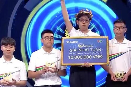 Nam sinh TPHCM giành vòng nguyệt quế Olympia sau màn thi gay cấn