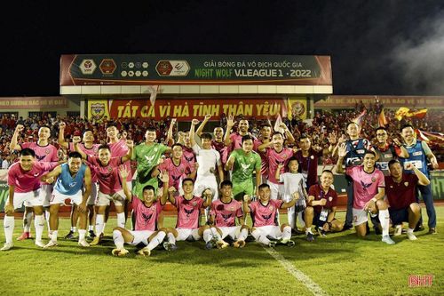 Hành trình trụ hạng của Hồng Lĩnh Hà Tĩnh ở V. League 2022