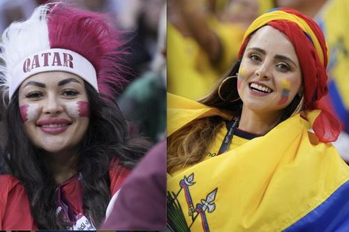 Không khí tưng bừng trên khán đài trận mở màn World Cup 2022: Qatar gặp Ecuador