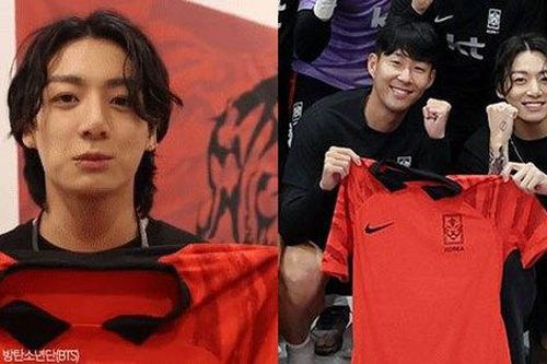 2 niềm tự hào xứ Hàn Jungkook (BTS) - Son Heung Min hội ngộ tại World Cup