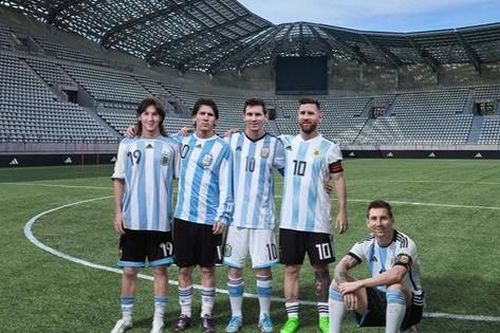 Lionel Messi tái hiện hình ảnh 5 phiên bản của bản thân tại 5 kỳ World Cup trong phim ngắn