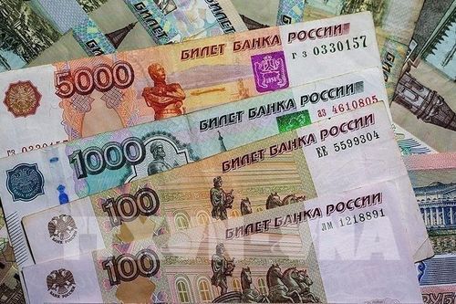 Nga: Đồng ruble sụt giảm trong phiên giao dịch 21/11