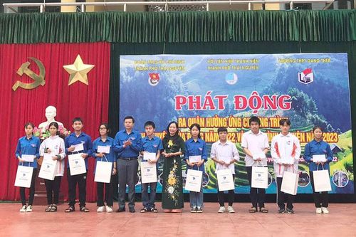 Ra quân chiến dịch tình nguyện mùa Đông 2022 và Xuân tình nguyện 2023