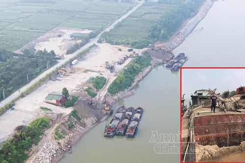 Khởi tố ổ nhóm 'cát tặc' hoạt động lén lút trên sông Đà