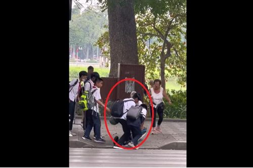 Hình ảnh đẹp của học sinh thủ đô trong mắt du khách quốc tế