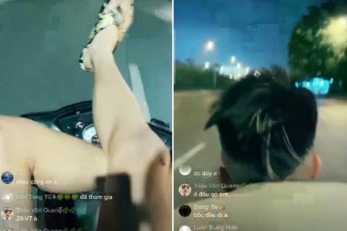 'Quái xế' lái xe bằng chân, livestream trên TikTok vì 'không sợ CSGT'