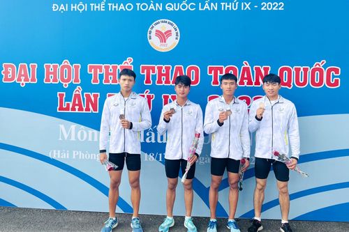 Đại hội Thể thao toàn quốc lần thứ IX, năm 2022: Đua thuyền Thái Nguyên xuất sắc giành 2 Huy chương Đồng môn Rowing