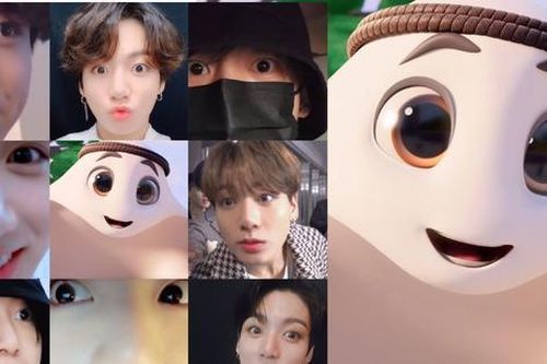 Jung Kook (BTS) và loạt khoảnh khắc 'như hai giọt nước' với linh vật của World Cup - La'eeb