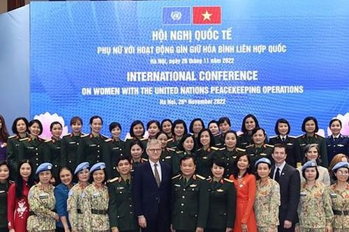 Việt Nam sẽ tăng tỷ lệ nữ quân nhân tham gia lực lượng gìn giữ hòa bình Liên hiệp quốc