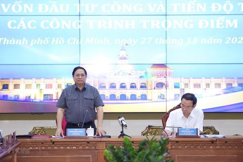 Thủ tướng làm việc với lãnh đạo chủ chốt Thành phố Hồ Chí Minh