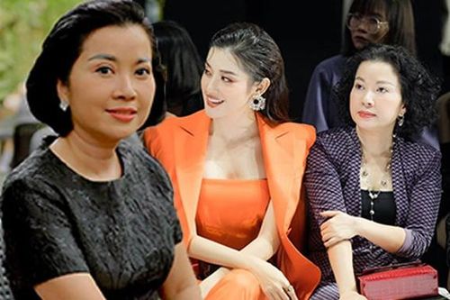 Mẹ làm 'bà bầu' cho Á hậu Huyền My