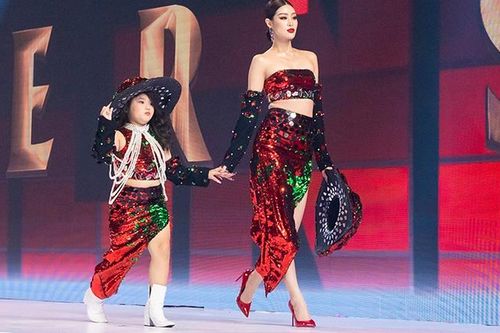 Hoa hậu Khánh Vân làm vedette cùng mẫu nhí