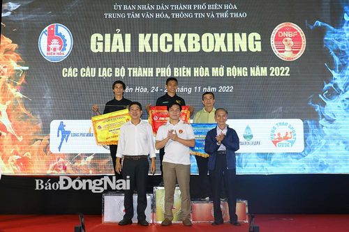 CLB Long Phi MMA dẫn đầu Giải kickboxing các CLB TP.Biên Hòa mở rộng năm 2022