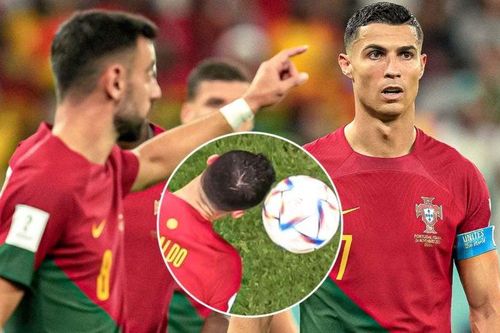 Bruno Fernandes lên tiếng về bàn thắng Ronaldo định… cướp công