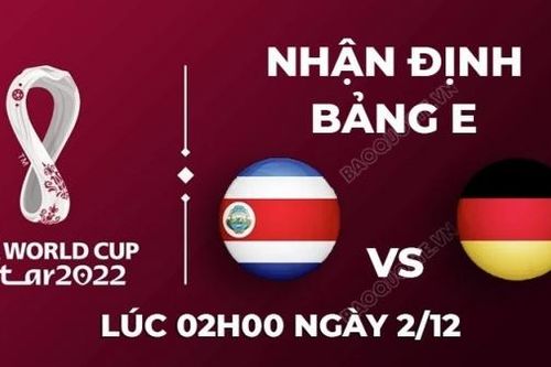 Nhận định trận đấu giữa Costa Rica vs Đức, 02h00 ngày 2/12 - lịch thi đấu World Cup 2022