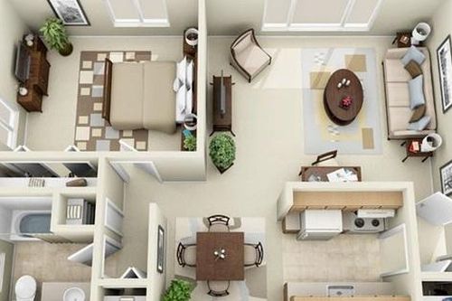 10 mẫu căn hộ một phòng ngủ với thiết kế 'chuẩn chỉnh'