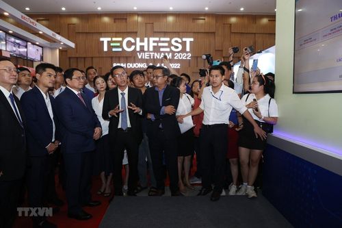 Thủ tướng Phạm Minh Chính dự chương trình Dấu ấn TECHFEST Việt Nam