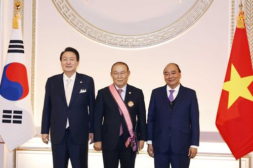 Chủ tịch nước dự tiệc chiêu đãi do Tổng thống Hàn Quốc chủ trì