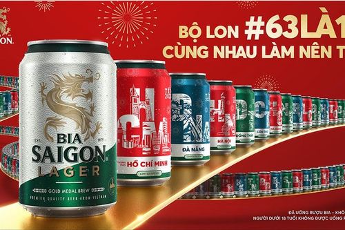 '63 là 1' - Bộ sưu tập Bia Saigon đậm chất văn hóa Việt chào đón Tết Quý Mão 2023