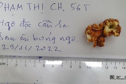 Ăn bỏng ngô nghi tẩm cần sa mua trên mạng, một phụ nữ nhập viện