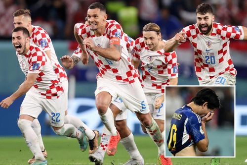 Croatia nghẹt thở vào tứ kết sau loạt luân lưu với Nhật Bản