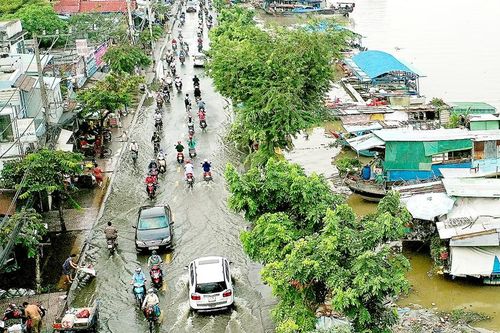 Triều cường hạ lưu sông Sài Gòn - Đồng Nai có thể đạt đỉnh vào ngày 7-12