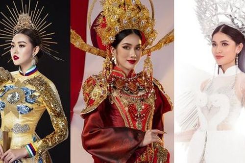 Ngắm trang phục dân tộc các người đẹp Việt từng dự thi Miss International