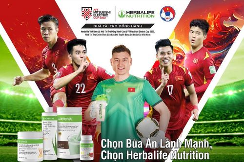 Herbalife Nutrition trở thành Nhà tài trợ đồng hành của AFF Mitsubishi Electric Cup lần thứ hai liên tiếp