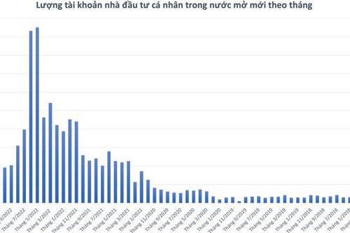 Khối ngoại đẩy mạnh mở tài khoản chứng khoán, cá nhân trong nước ngày càng hạn chế