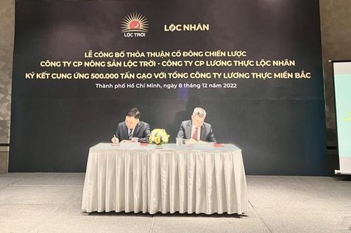 Lộc Nhân ký kết hợp tác cung ứng 500.000 tấn gạo với Vinafood1