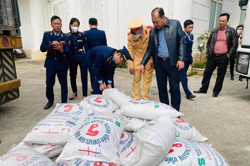 Thanh Hóa tạm giữ phương tiện vận chuyển đường cát nghi nhập lậu, số lượng lớn