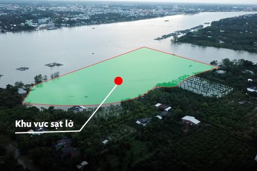 Người dân bên sông Cổ Chiên trắng tay sau vụ sạt lở kinh hoàng