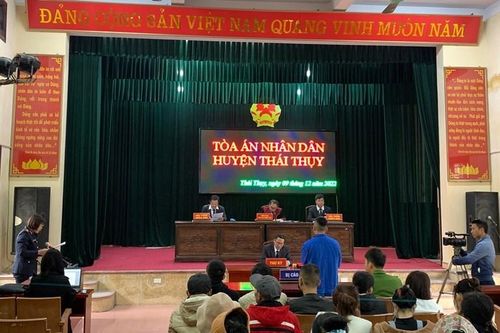 VKSND huyện Thái Thụy phối hợp tổ chức 3 phiên tòa hình sự xét xử lưu động