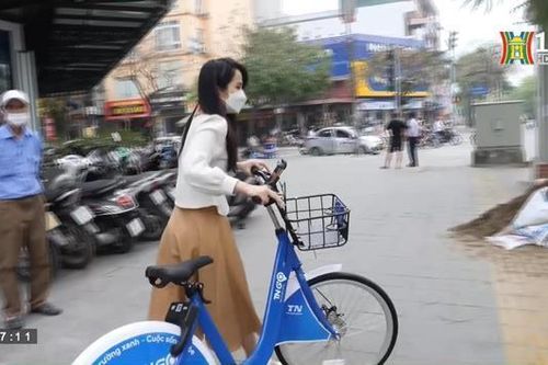Hà Nội triển khai thí điểm dịch vụ xe đạp đô thị