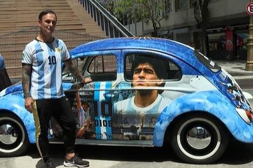 Volkswagen đời cổ mang đậm chất tuyển bóng đá Argentina