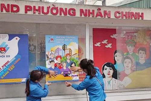 Những góc 'check-in' chào mừng Đại hội Đoàn toàn quốc
