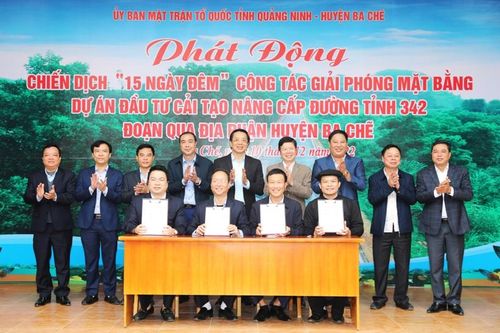 Quảng Ninh phát động 'Chiến dịch 15 ngày đêm' hoàn thiện giải phóng mặt bằng