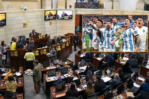 Thượng viện Colombia tạm dừng phiên họp để xem trận Argentina - Croatia