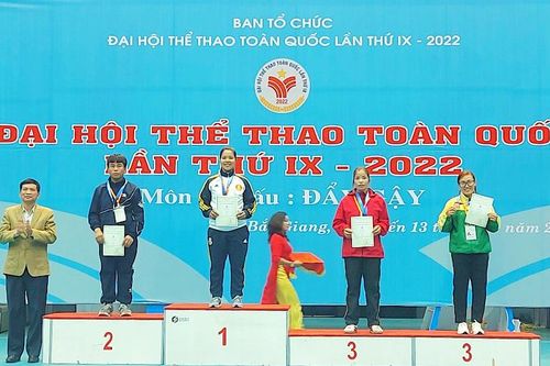 Đại hội Thể thao toàn quốc lần thứ IX, năm 2022: Thái Nguyên giành 3 Huy chương Vàng, xếp thứ nhất toàn đoàn môn đẩy gậy