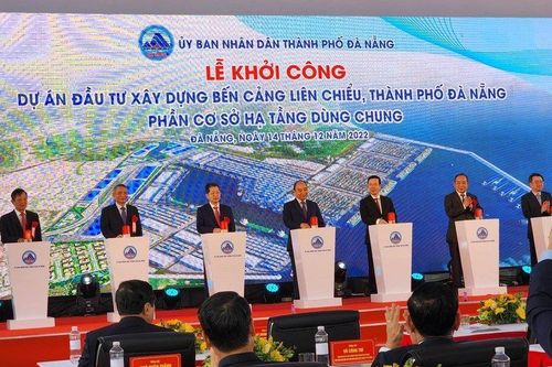 Đà Nẵng khởi công dự án cảng Liên Chiểu phần cơ sở hạ tầng dùng chung