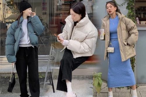Trời Hà Nội rét đậm, hội chị em sành mặc 'đua nhau' diện áo phao to sụ theo 4 cách này