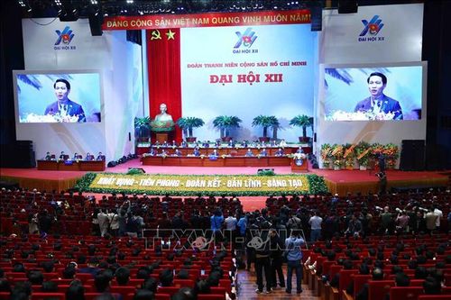 Lễ khai mạc trọng thể Đại hội Đoàn toàn quốc lần thứ XII