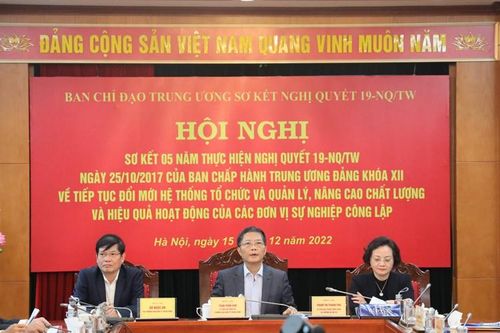 Số đơn vị sự nghiệp công lập giảm vượt mục tiêu của năm 2021