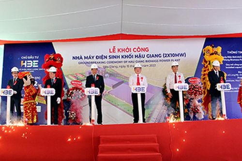 Khởi công Nhà máy Điện sinh khối Hậu Giang